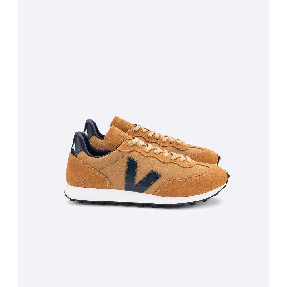 Men\'s Veja RIO BRANCO RIPSTOP Running Shoes Brown | SG 166EBC